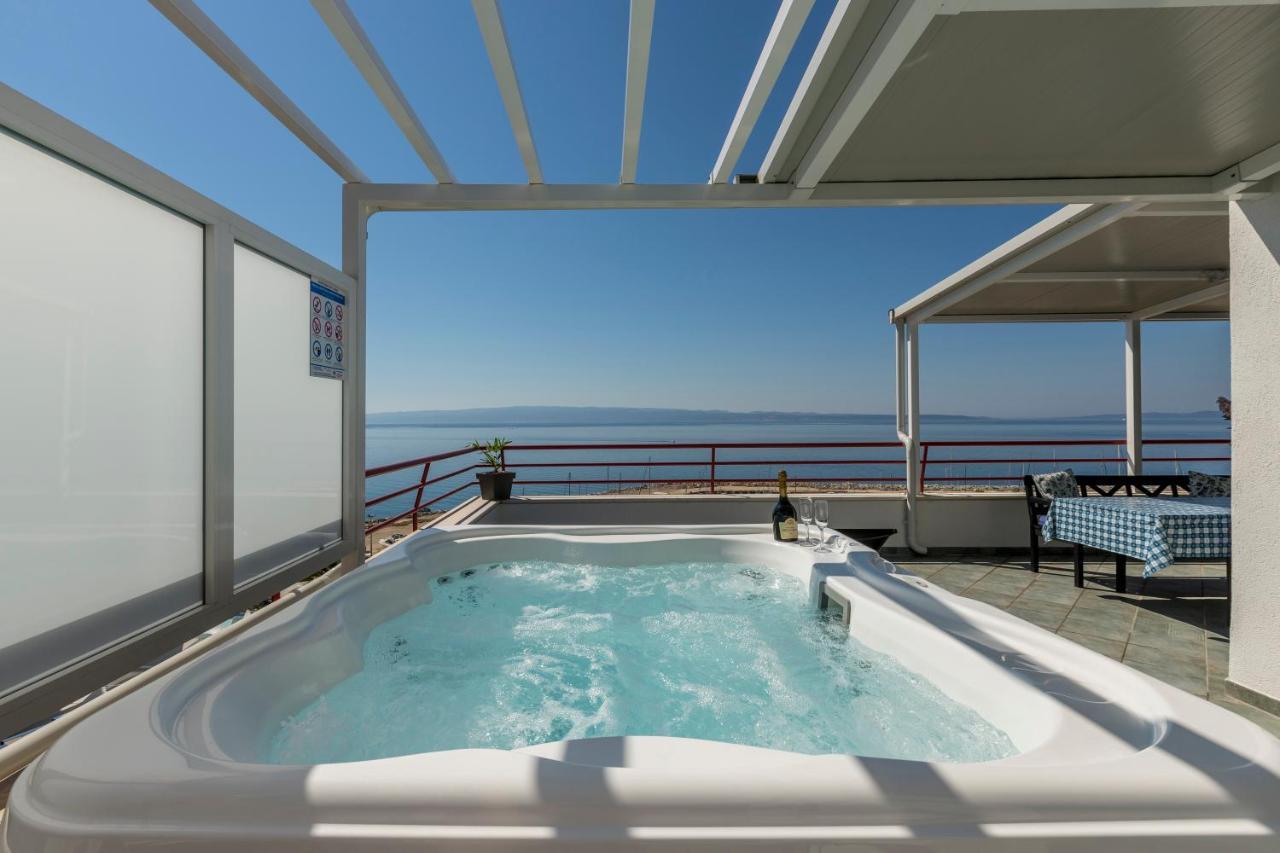 斯普利特Seaside Penthouse With Hot Tub Sky Living公寓 外观 照片
