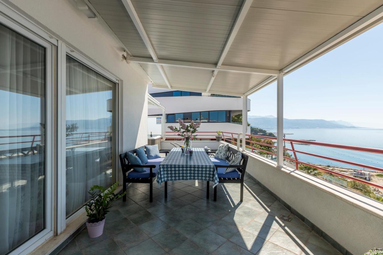 斯普利特Seaside Penthouse With Hot Tub Sky Living公寓 外观 照片