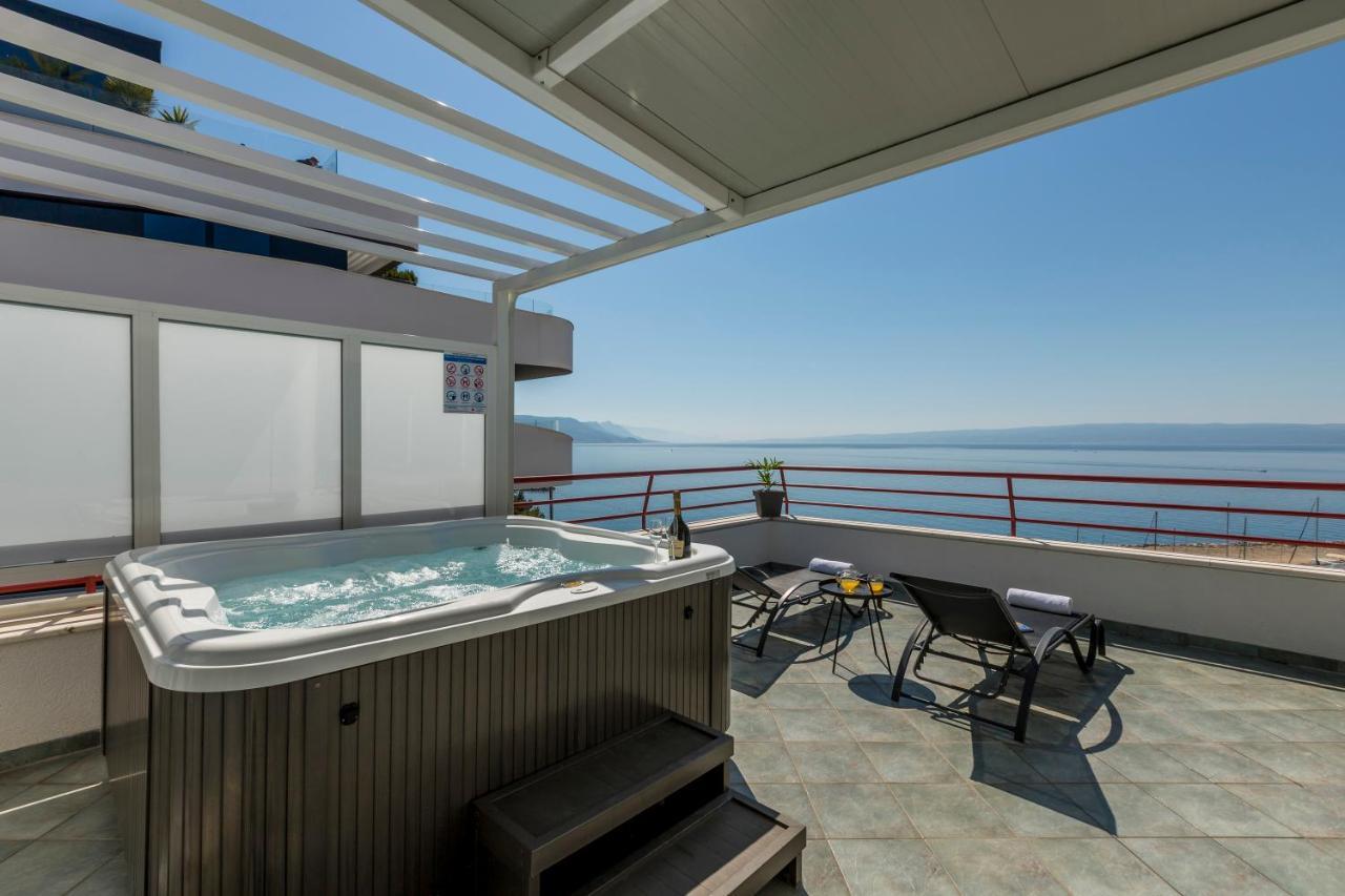 斯普利特Seaside Penthouse With Hot Tub Sky Living公寓 外观 照片