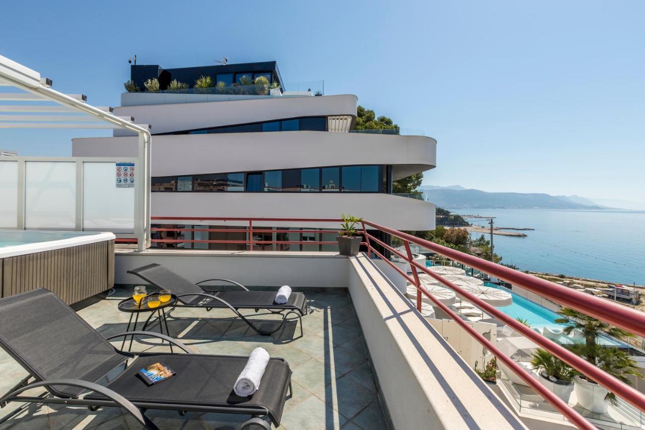 斯普利特Seaside Penthouse With Hot Tub Sky Living公寓 外观 照片