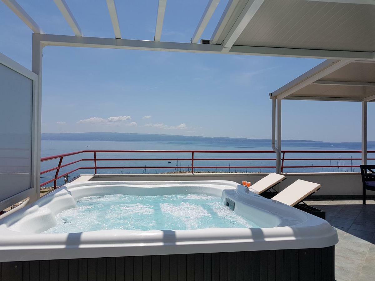 斯普利特Seaside Penthouse With Hot Tub Sky Living公寓 外观 照片
