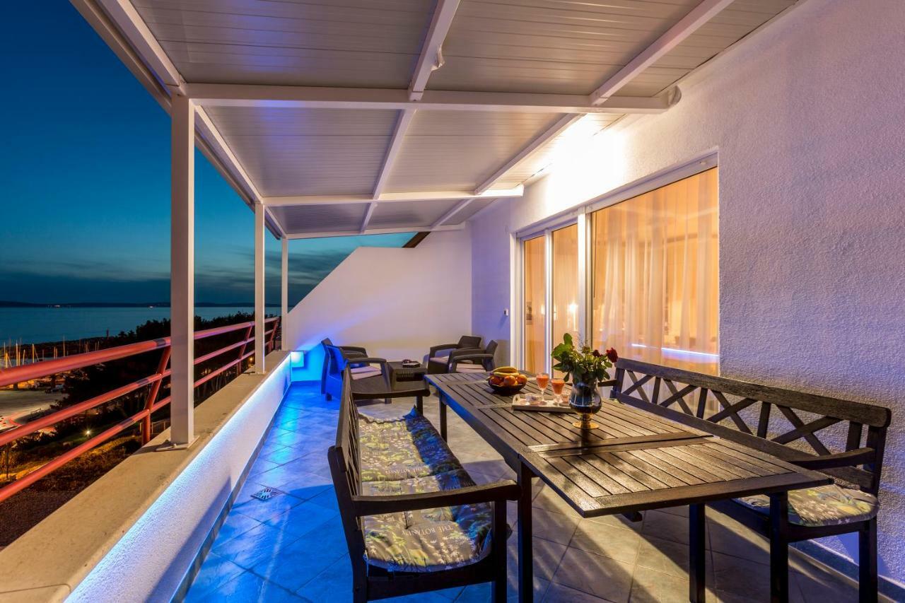 斯普利特Seaside Penthouse With Hot Tub Sky Living公寓 外观 照片